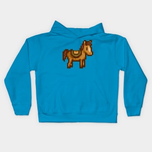 Pixel Horse Kids Hoodie